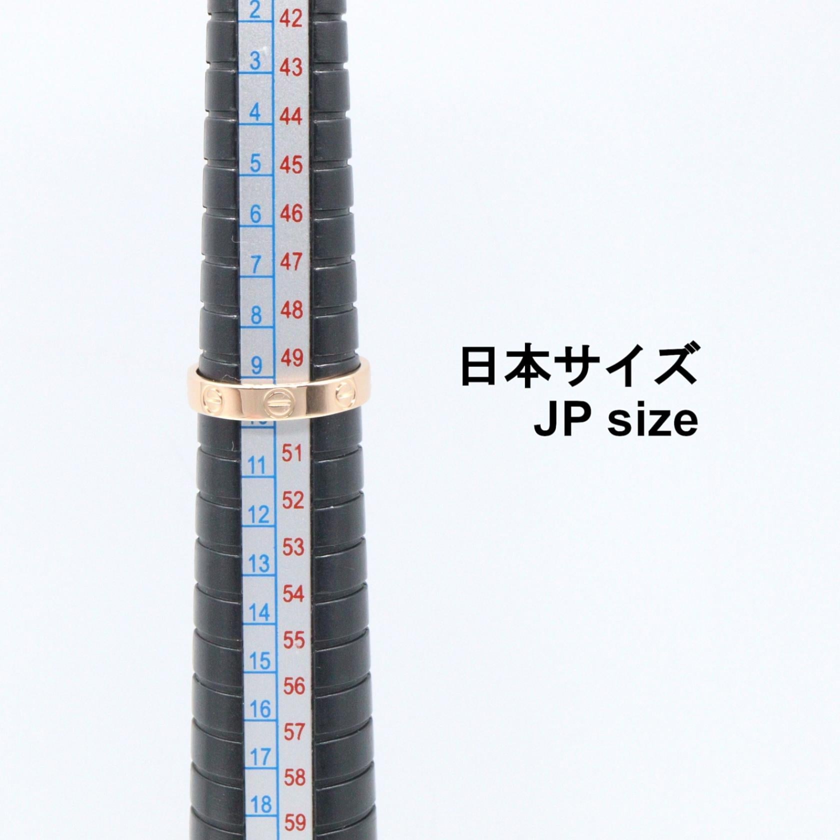 カルティエ ミニラブ Au750 リング 9.5号
