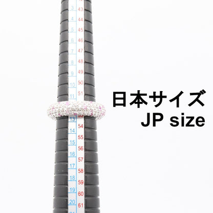 K18WGサファイアダイヤリング