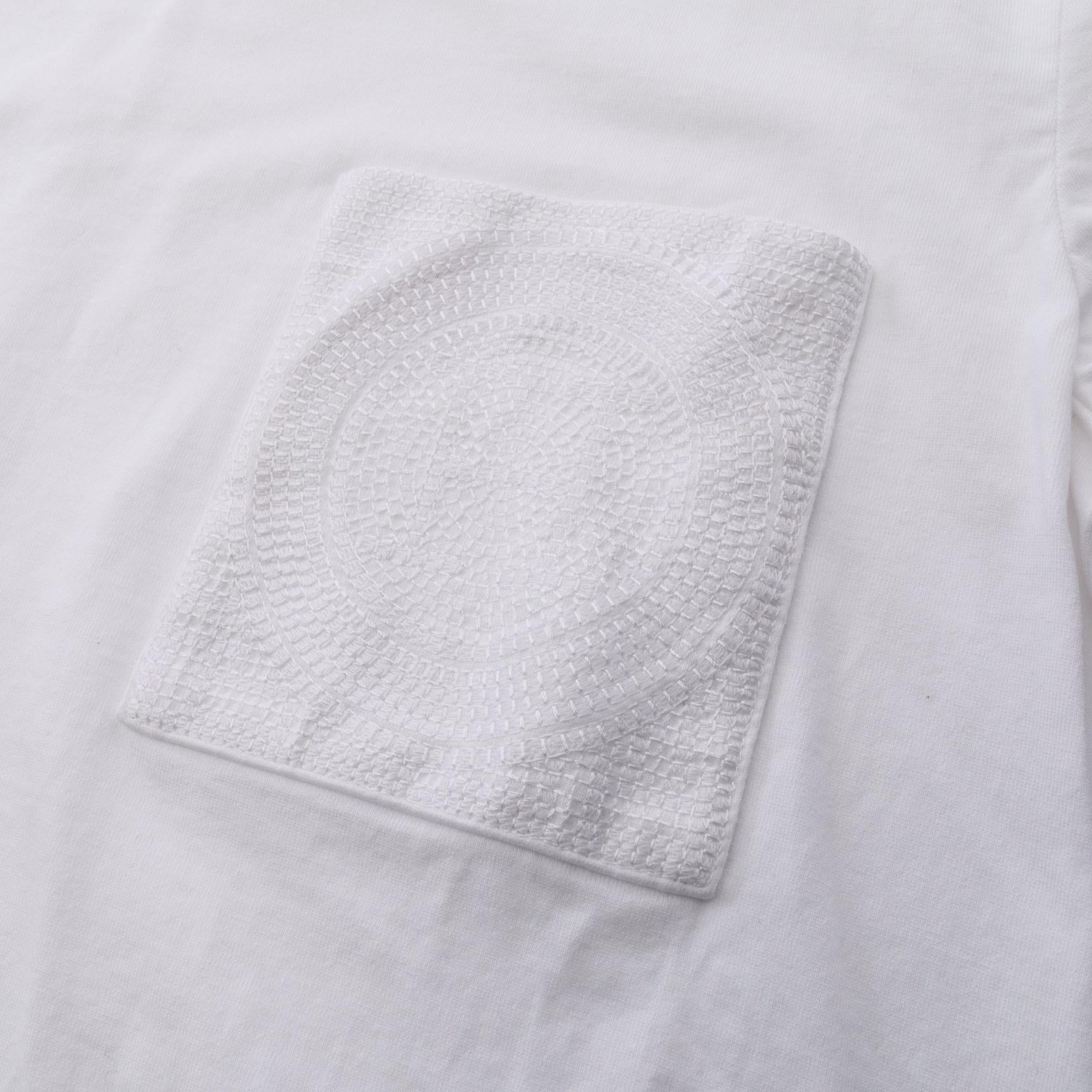 エルメス モザイクH刺繍 コットンカットソー38