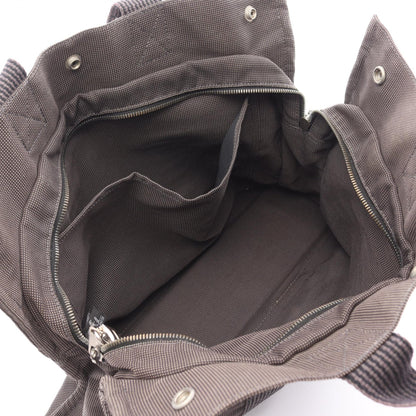 エルメス エールラインMM ナイロンキャンバス トートバッグ
