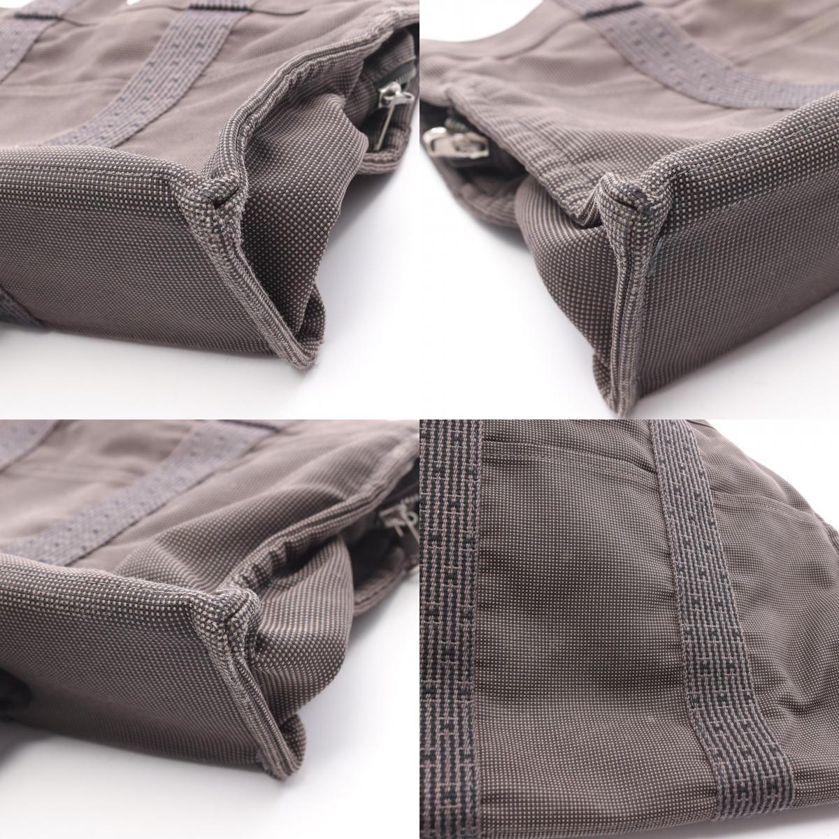 エルメス エールラインMM ナイロンキャンバス トートバッグ