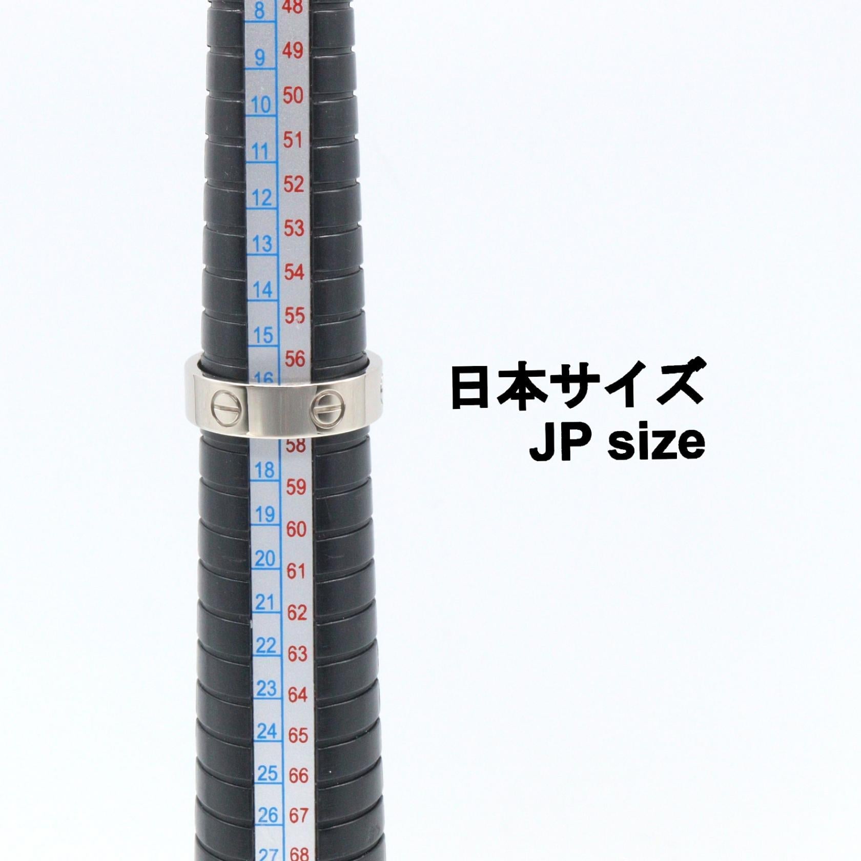 カルティエ ラブ Au750ホワイトゴールド リング 16号