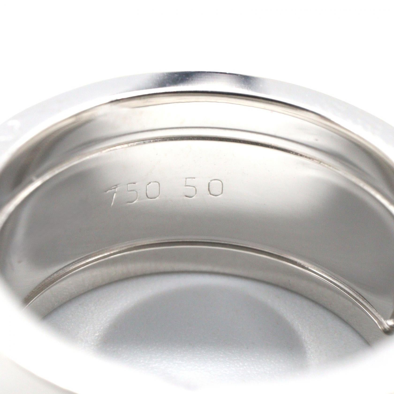 カルティエ C2 Au750ホワイトゴールドリング 9号