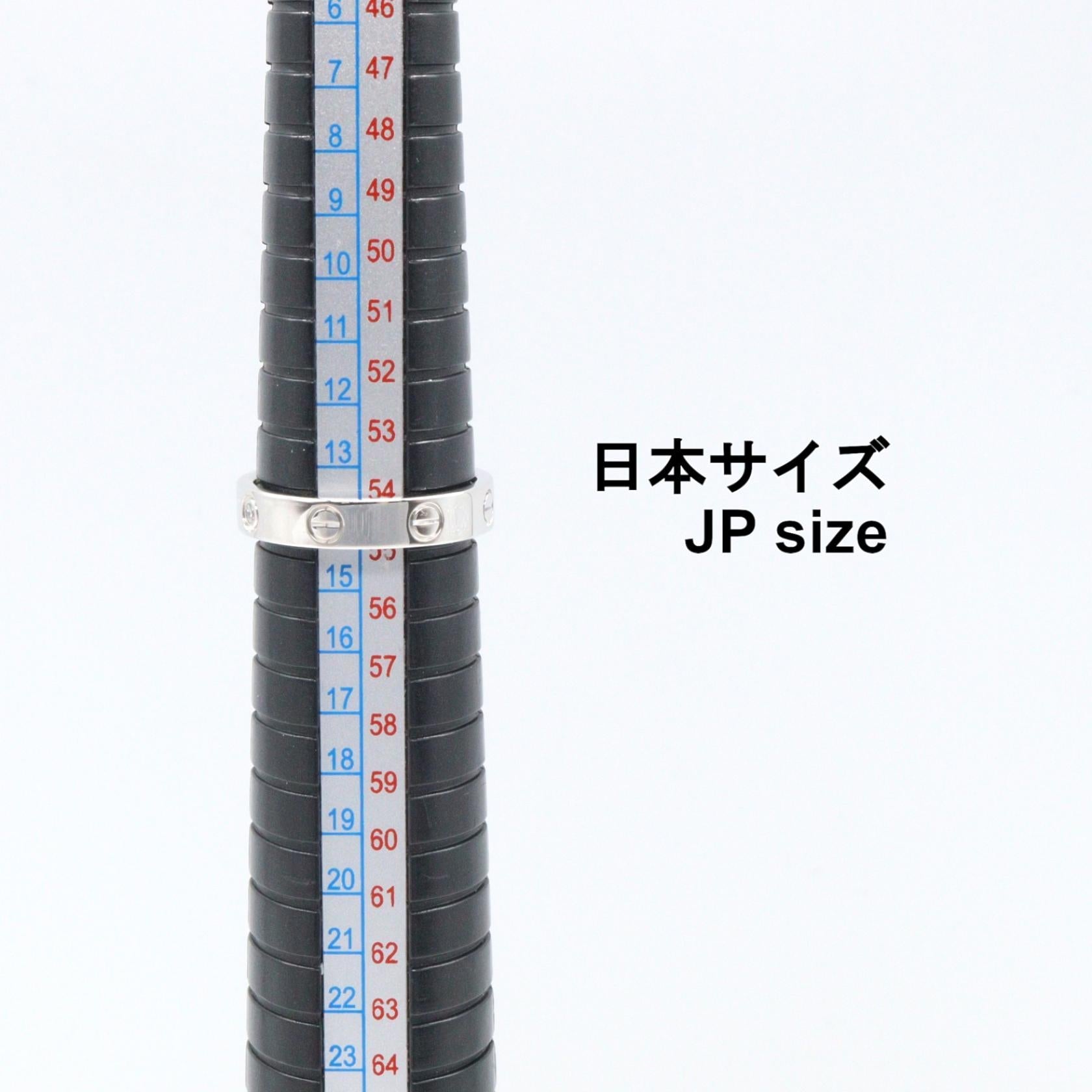カルティエ ミニラブリング Au750 リング 14号