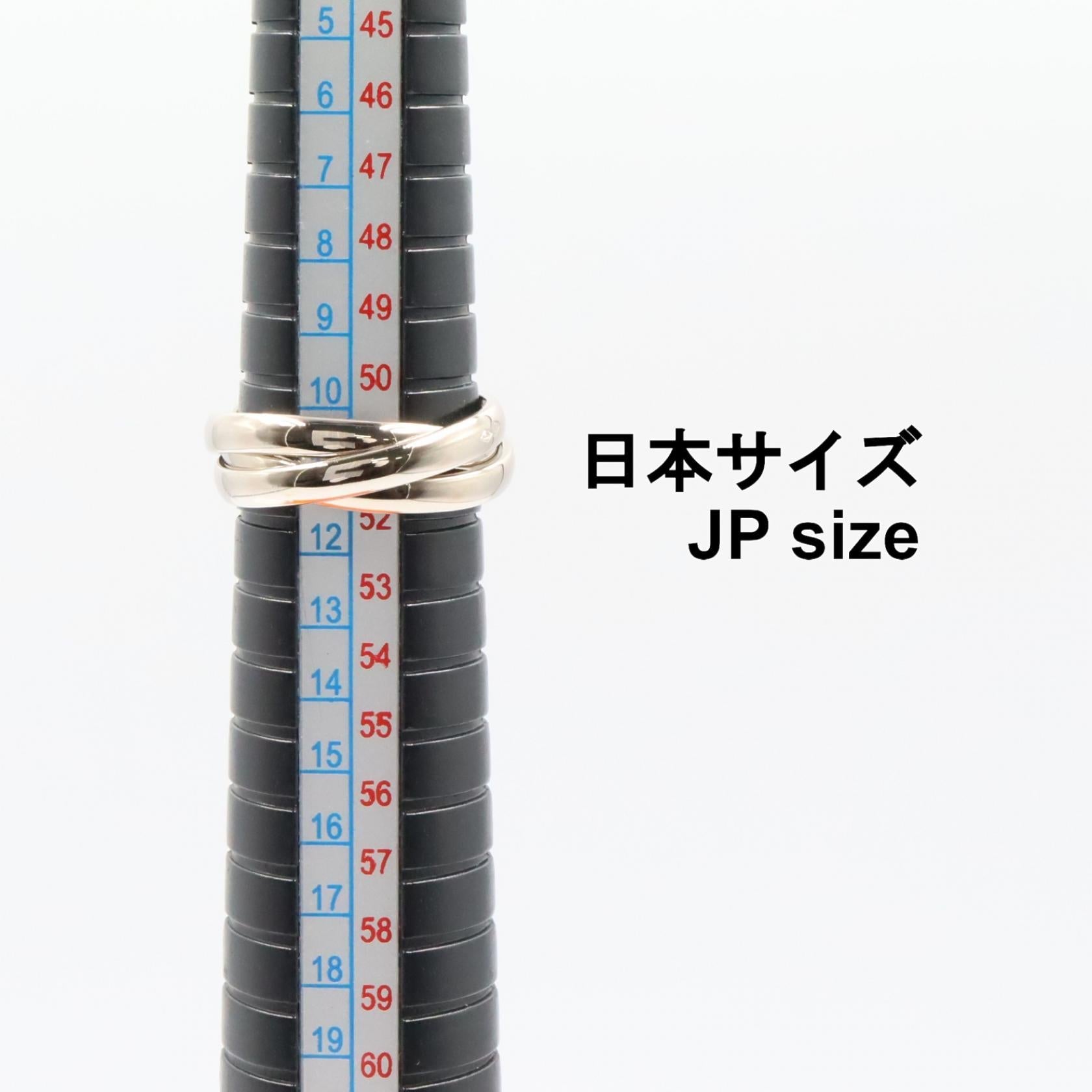 カルティエ トリニティ Au750ホワイトゴールド リング 51号