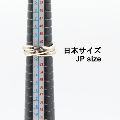 カルティエ トリニティ Au750ホワイトゴールド リング 51号