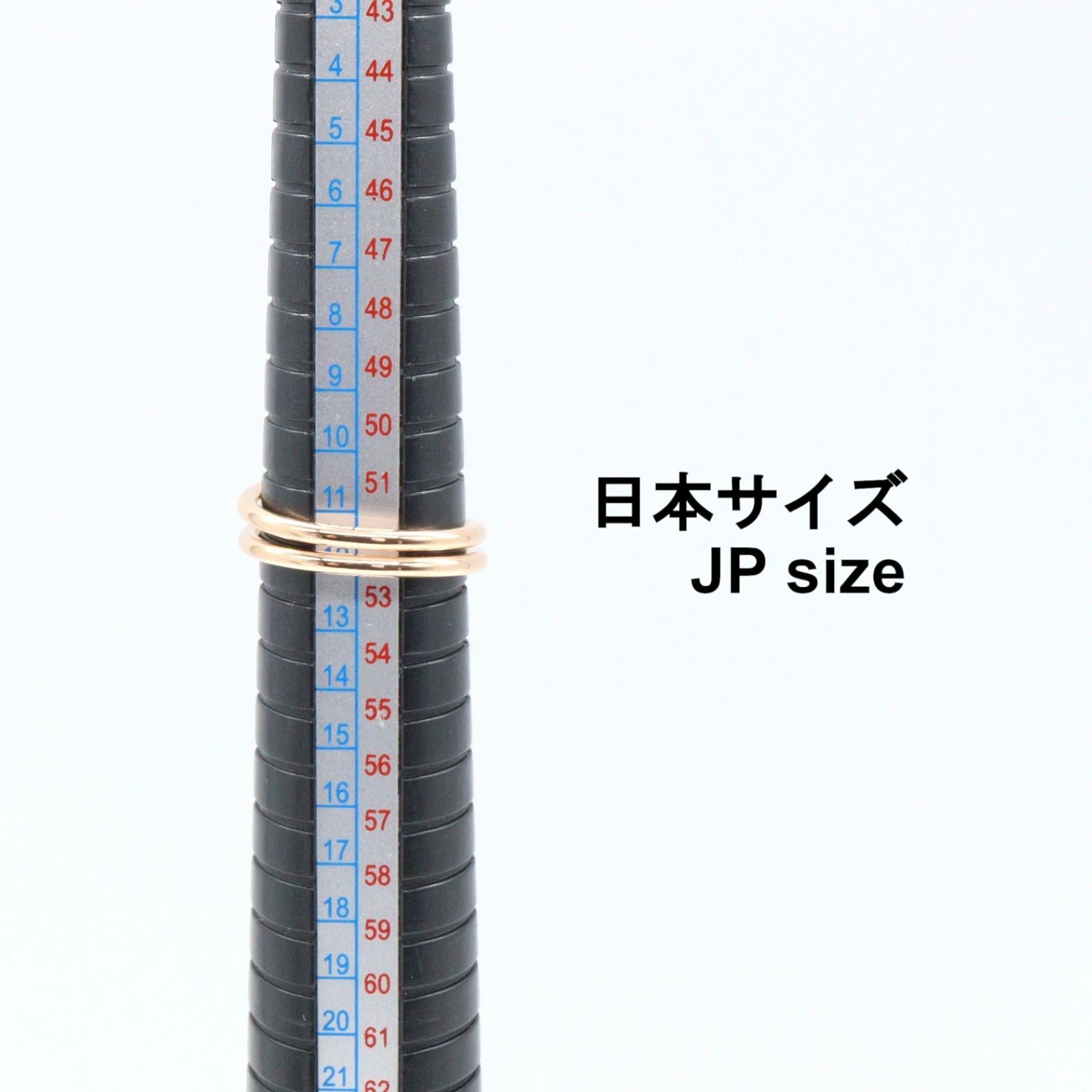 カルティエ ジュストアンクル ダブル Au750 ダイヤモンドリング 11.5号