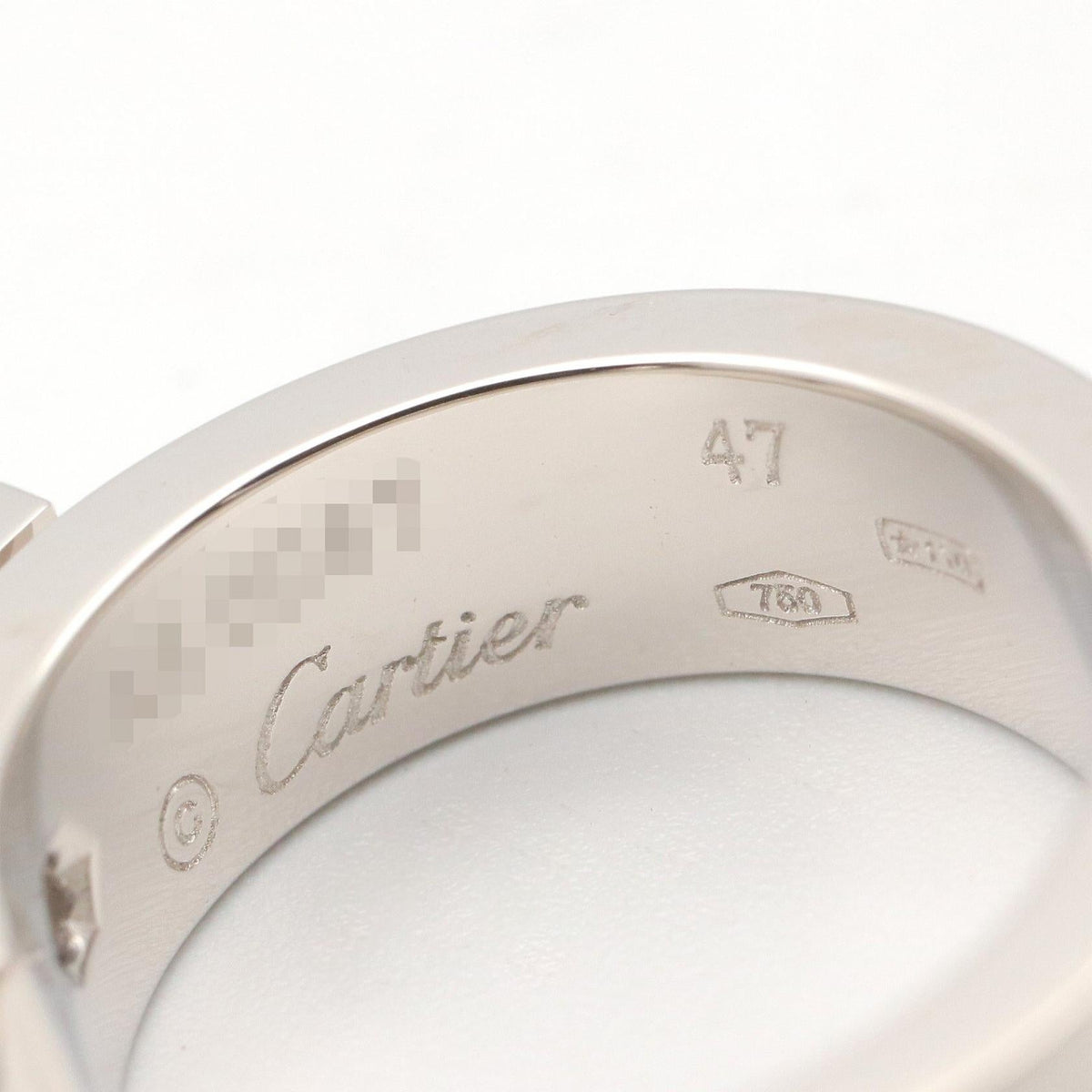 カルティエ ANNIVERSARY Au750 ダイヤモンドリング 6.5号