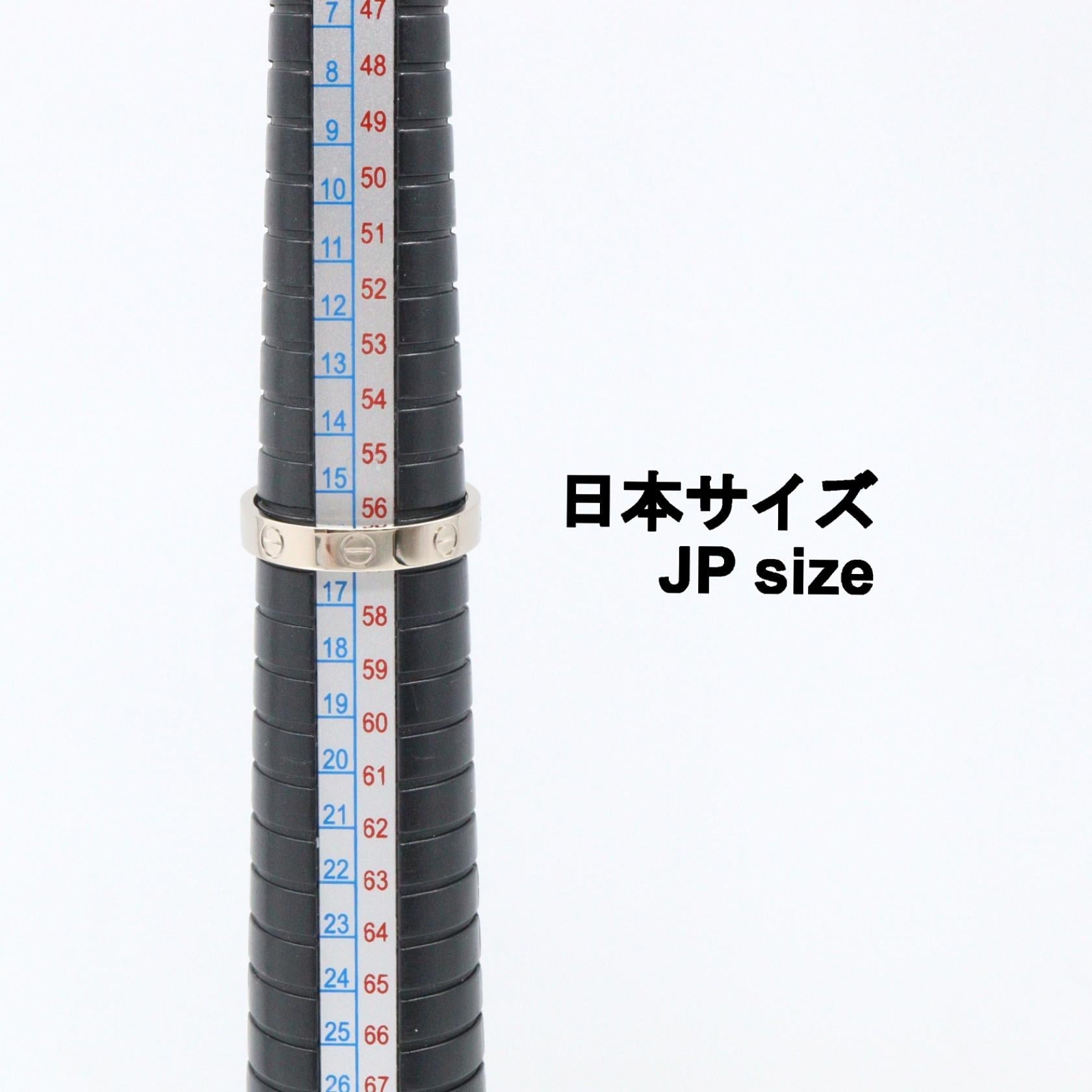 カルティエ ミニラブ Au750ホワイトゴールド リング 16号