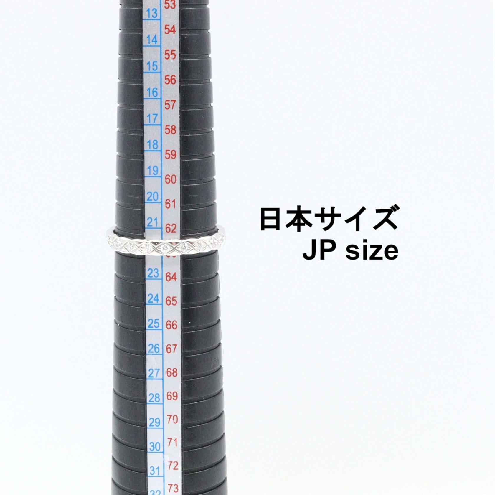 シャネル ココクラッシュ K18ホワイトゴールド ダイヤモンドリング 21.5号