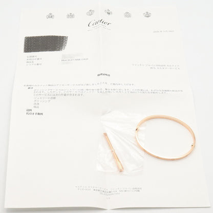 カルティエ ラブブレス Au750 ブレスレット 19号