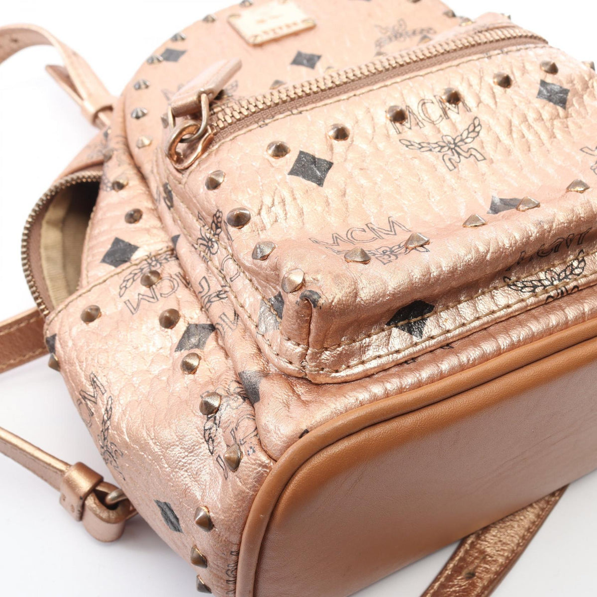 エムシーエム Bebebo Mini Backpack レザーリュックサック
