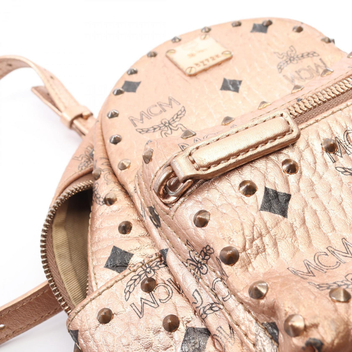 エムシーエム Bebebo Mini Backpack レザーリュックサック