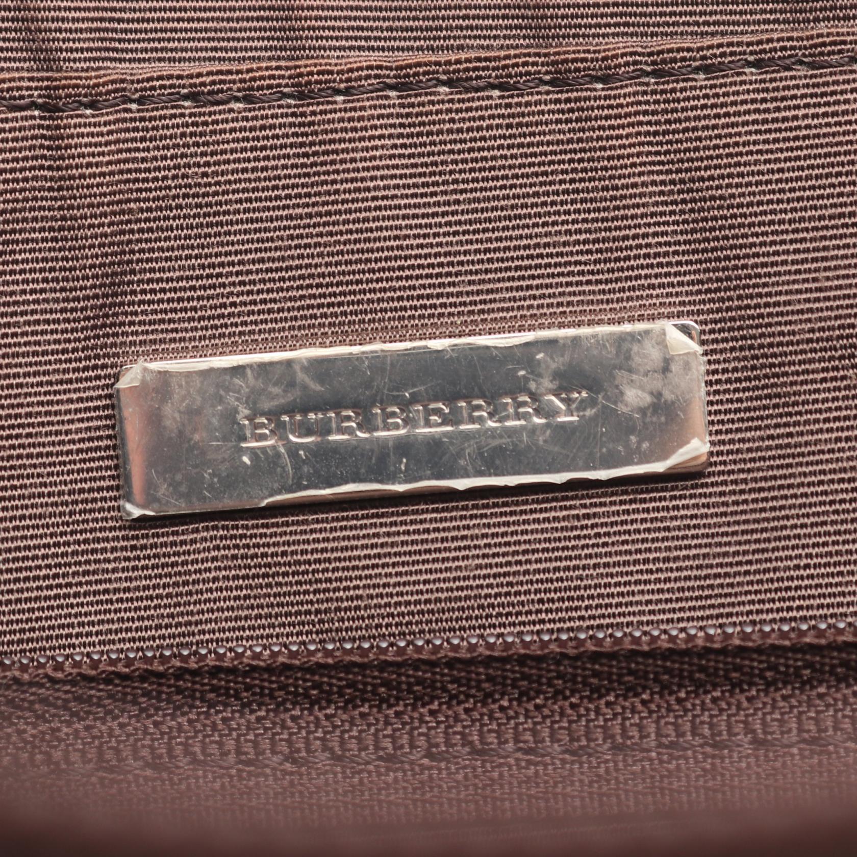 バーバリー ナイロンキャンバス トートバッグ