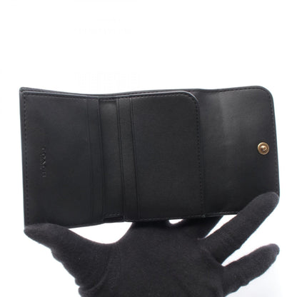 コーチ ESSENTIAL CARD HOLDER WALLET レザー三つ折り財布