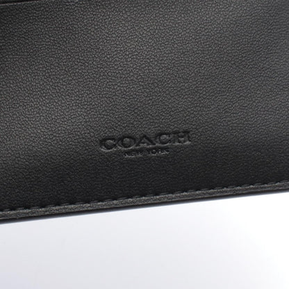 コーチ ESSENTIAL CARD HOLDER WALLET レザー三つ折り財布