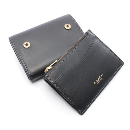 コーチ ESSENTIAL CARD HOLDER WALLET レザー三つ折り財布