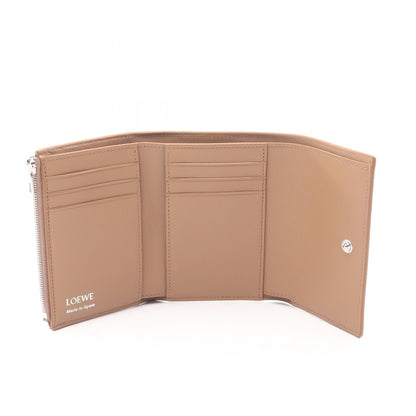 ロエベ バーティカルウォレットスモール レザー三つ折り財布