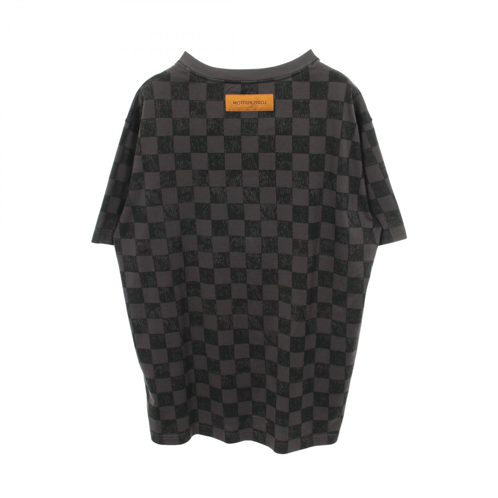 ルイヴィトン ダミエ コットン半袖Tシャツ
