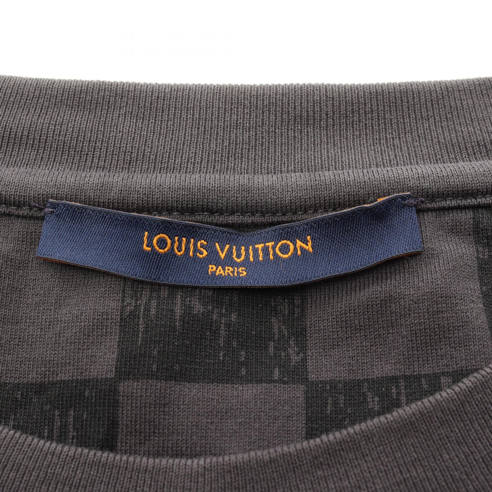 ルイヴィトン ダミエ コットン半袖Tシャツ