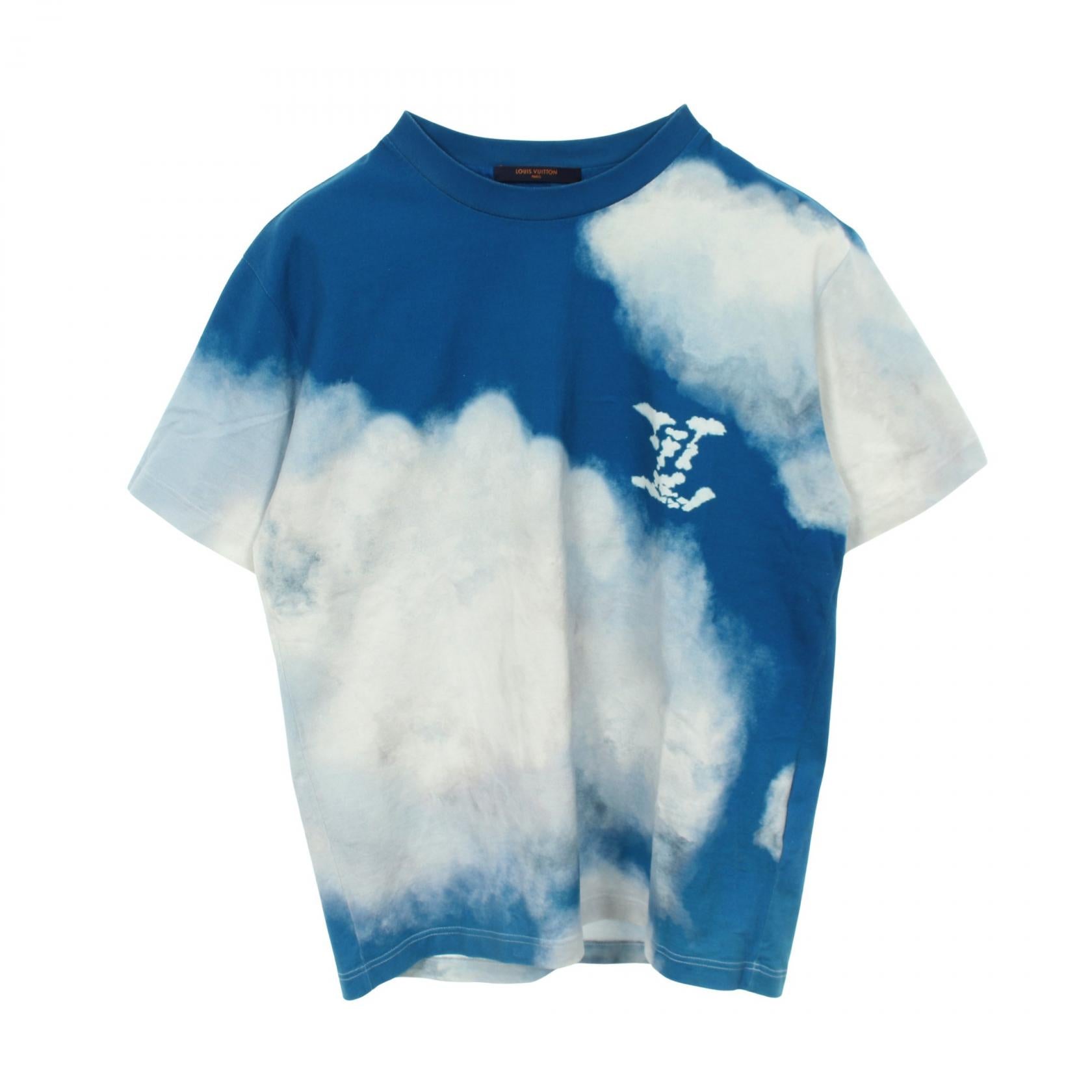 ルイヴィトン クラウドプリント コットン 半袖Tシャツ
