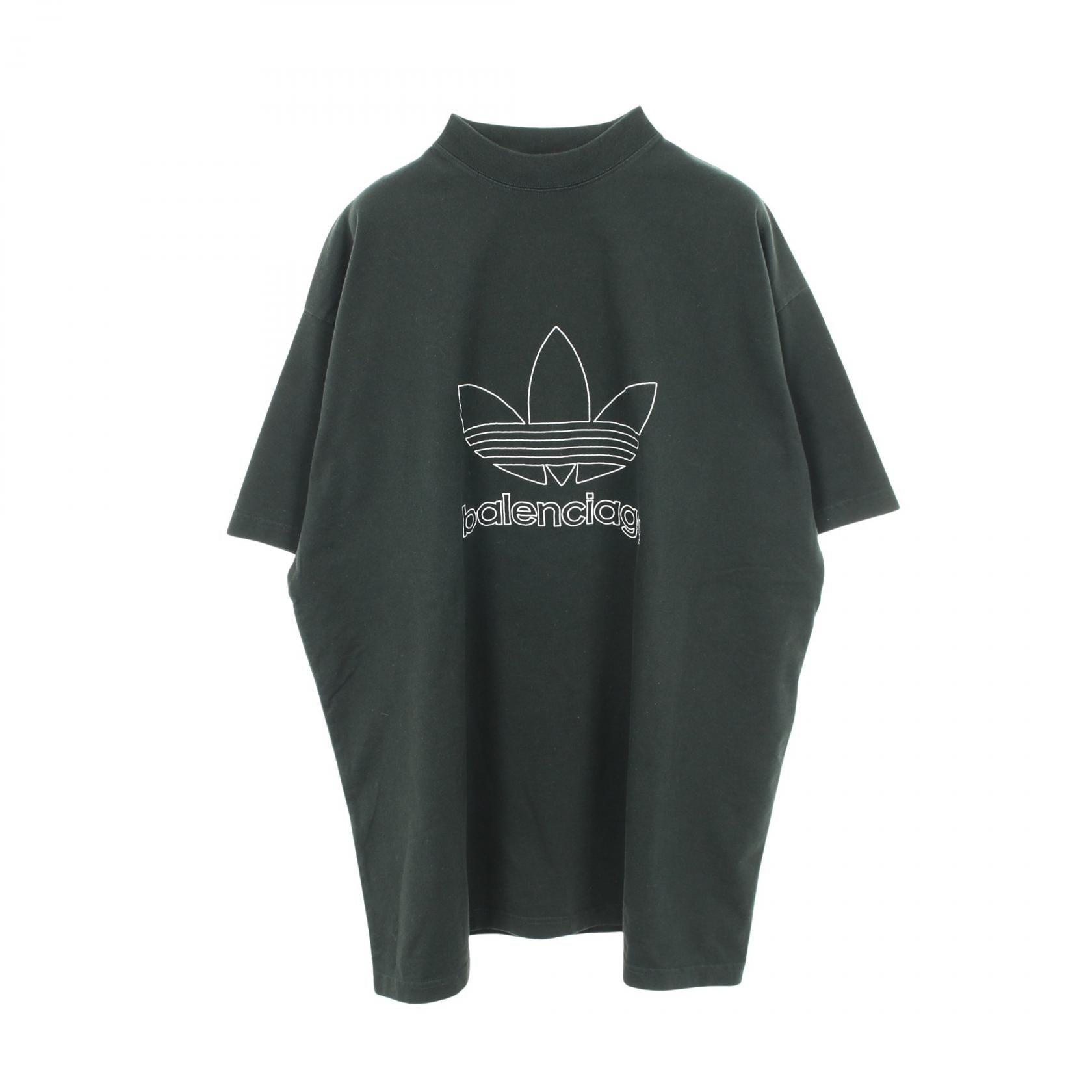 バレンシアガ アディダス コットン半袖Tシャツ