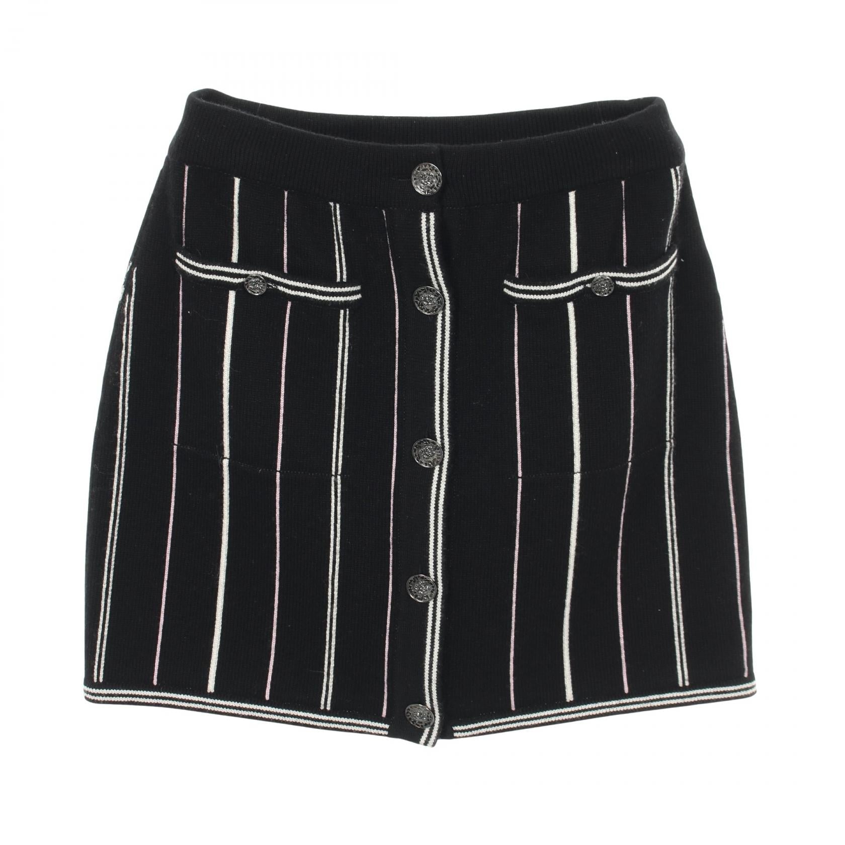 シャネル カシミヤニットスカート