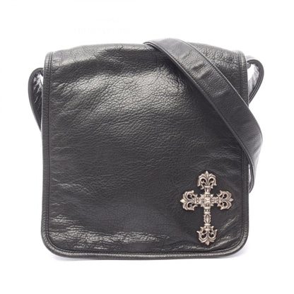 クロムハーツ フィリグリークロス レザーショルダーバッグ