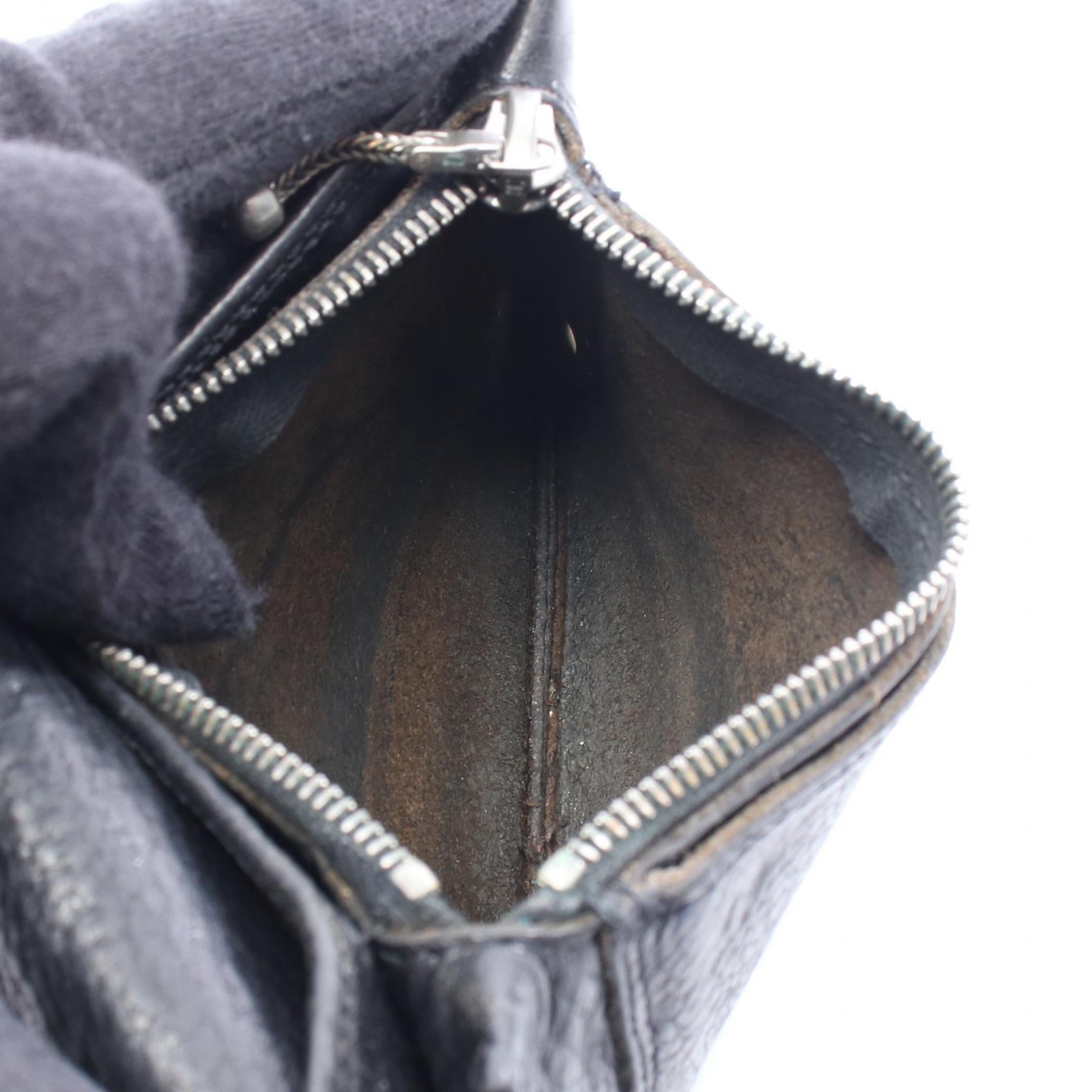 クロムハーツ 2ZIP レザー二つ折り財布