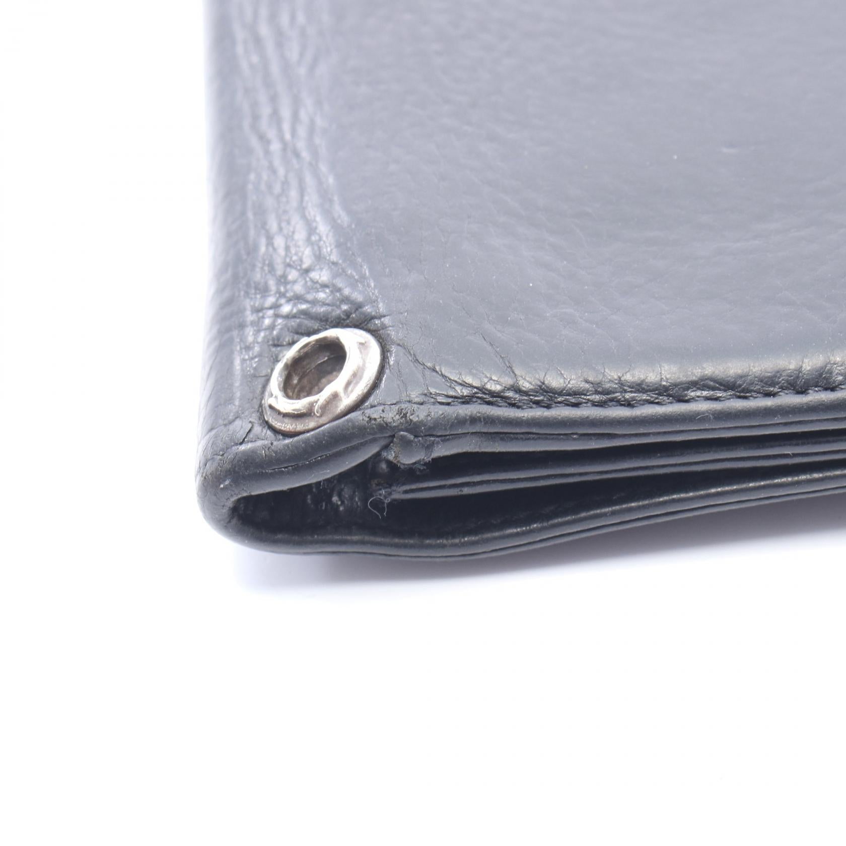 クロムハーツ 2ZIP レザー二つ折り財布