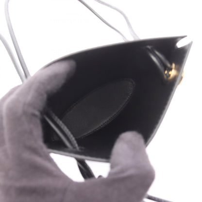 ロエベ ぺブルダイスポケット レザーショルダーバッグ