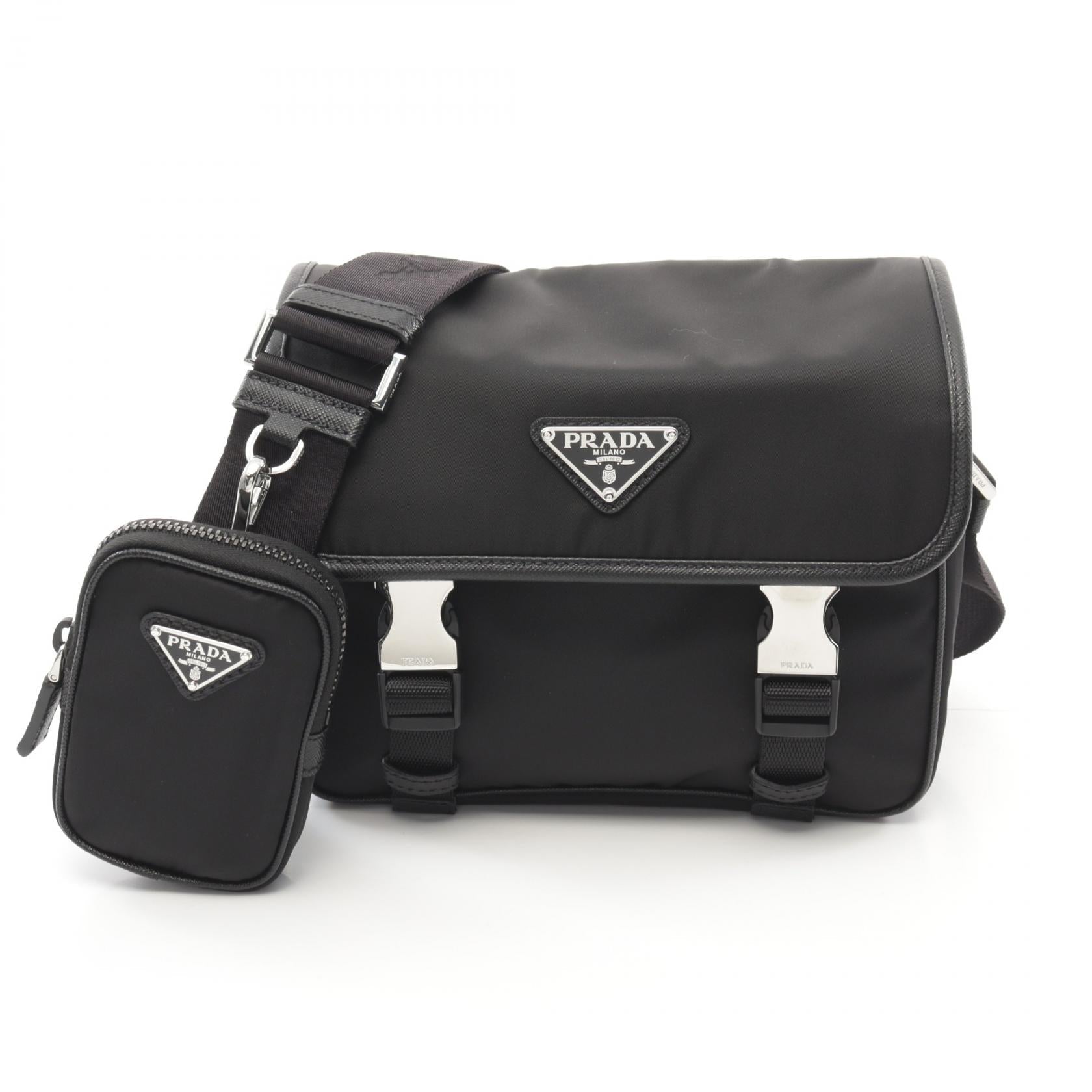 プラダ RE-NYLON TESSUTO SAFFIANO ショルダーバッグ