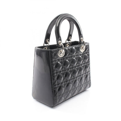 クリスチャンディオール LADY DIOR カナージュ パテントレザー 2wayハンドバッグ