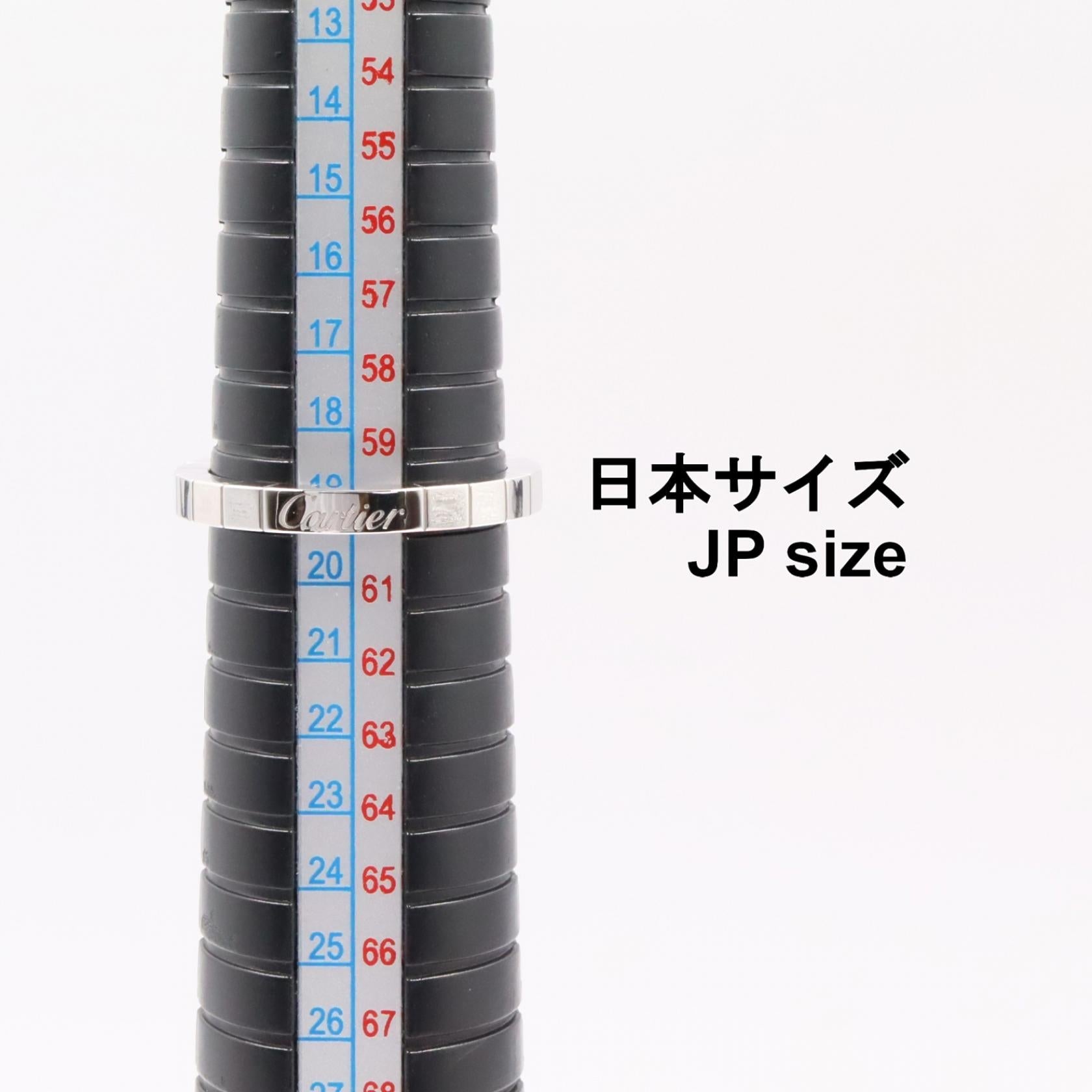 カルティエ ラニエール Au750ホワイトゴールド リング 19号