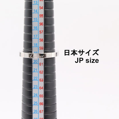 カルティエ ラニエール Au750ホワイトゴールド リング 19号