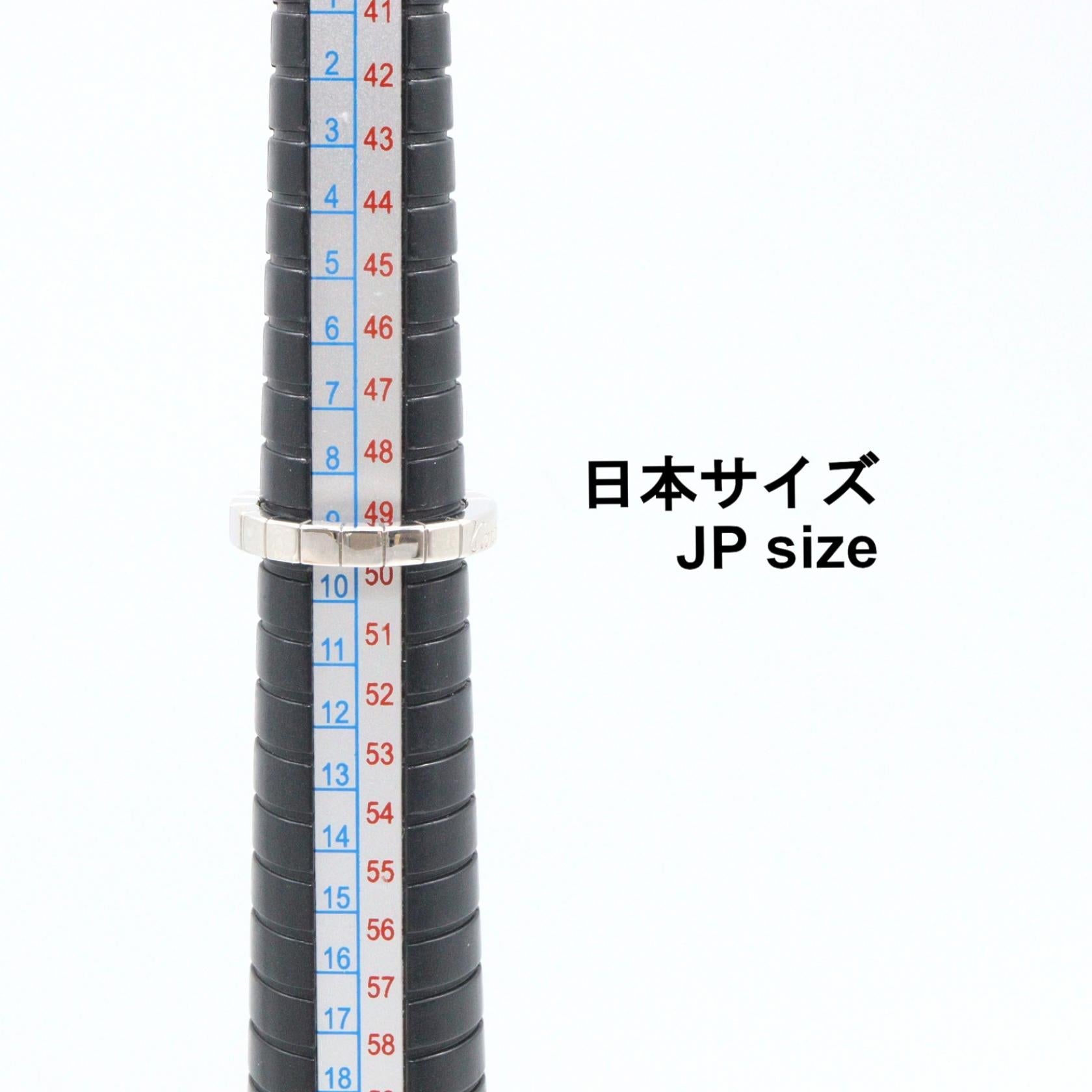 カルティエ ラニエール Au750ホワイトゴールド リング 9号