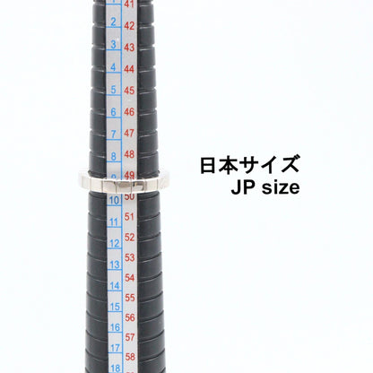 カルティエ ラニエール Au750ホワイトゴールド リング 9号
