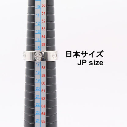 カルティエ ラブ Au750ホワイトゴールド リング 16号