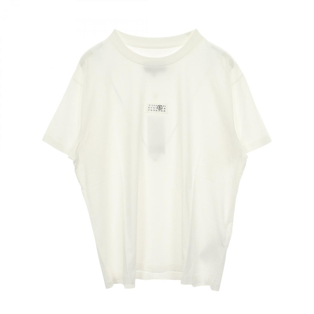 エムエムシックス ナンバリングロゴ コットン 半袖Tシャツ