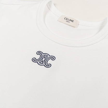 セリーヌ トリオンフ コットン 半袖Tシャツ