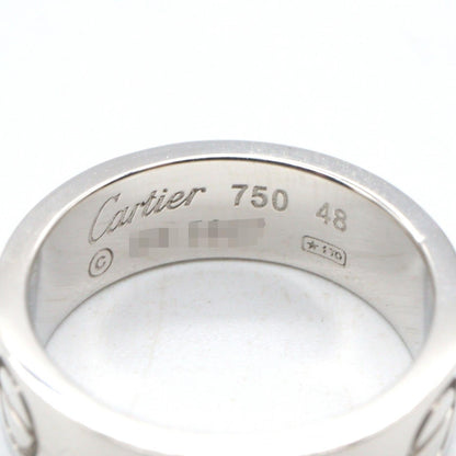 カルティエ ラブ Au750ホワイトゴールド リング 7号