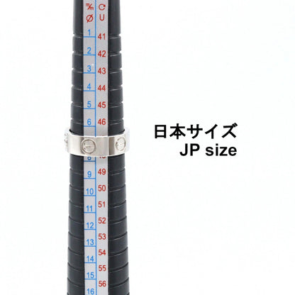 カルティエ ラブ Au750ホワイトゴールド リング 7号
