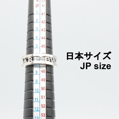 ブルガリ B-zero1 Au750ホワイトゴールド リング 6.5号