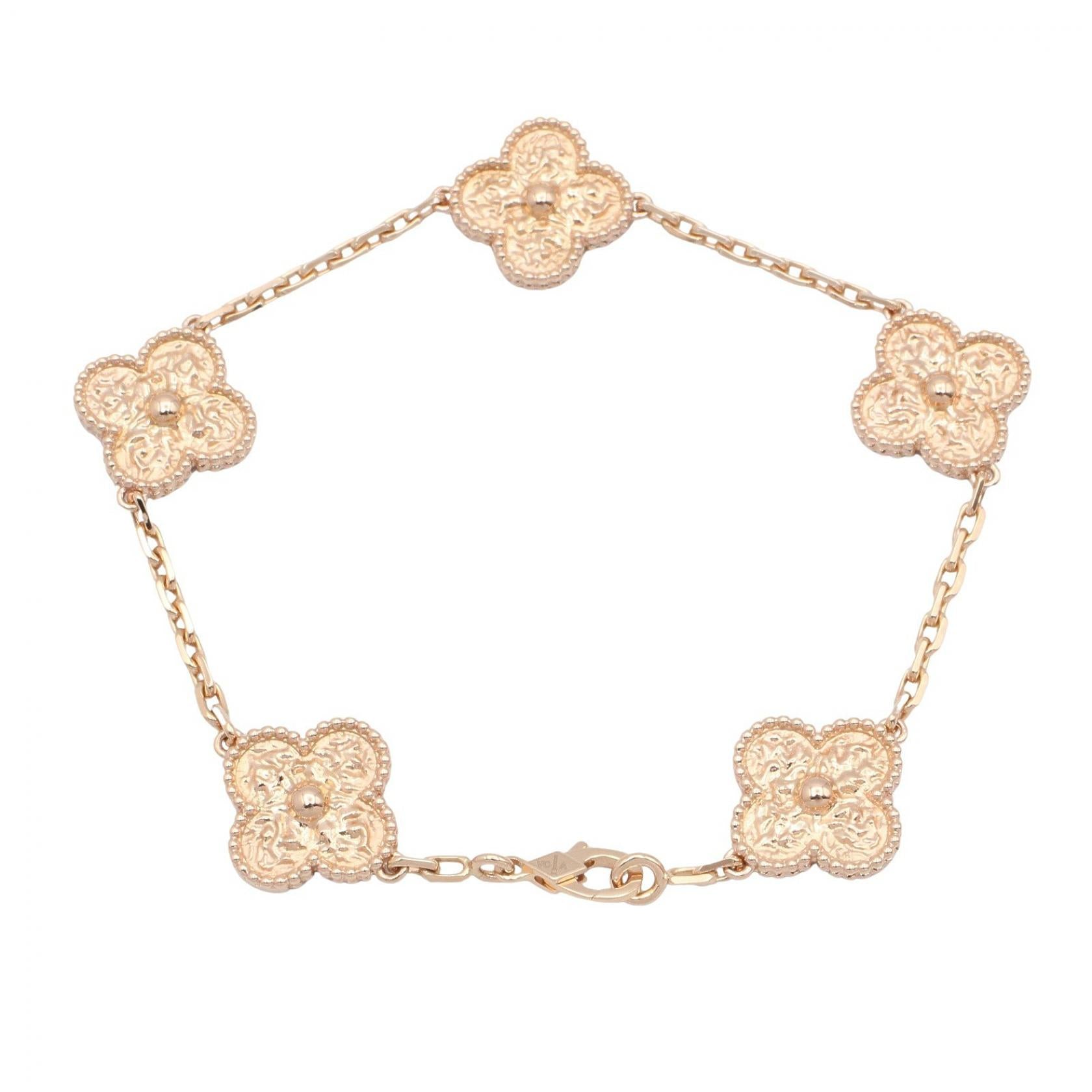 ヴァンクリーフアーペル ヴィンテージアルハンブラ Au750 ブレスレット