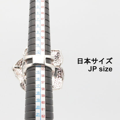 ジュエリー Au750ホワイトゴールド ピンクサファイア リング