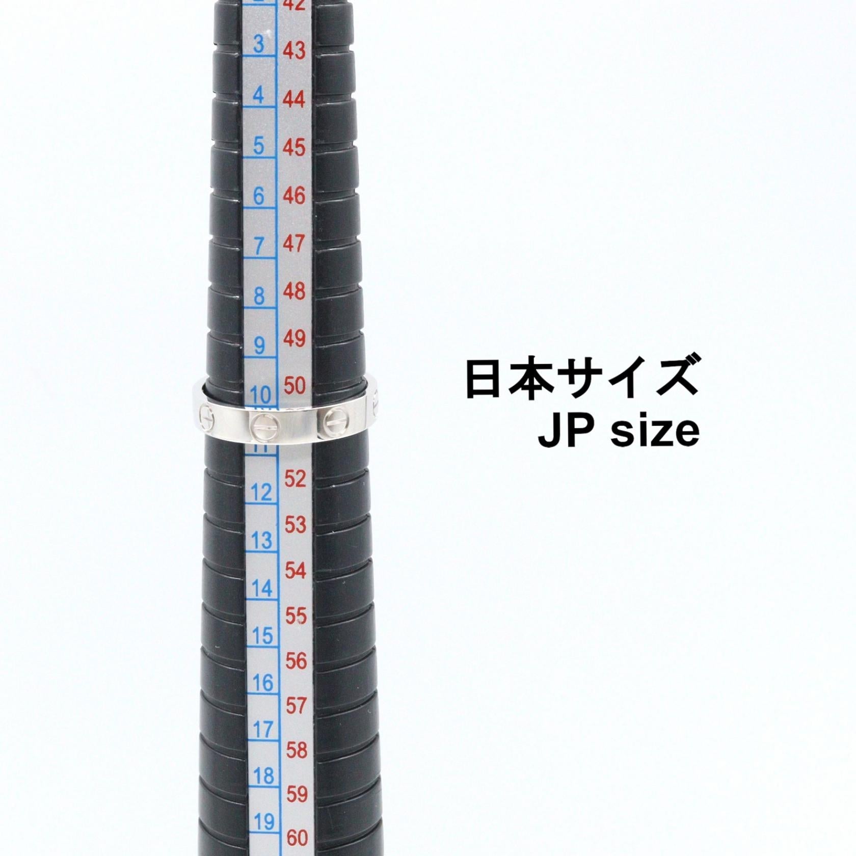 カルティエ ミニラブ Au750ホワイトゴールド リング 10号