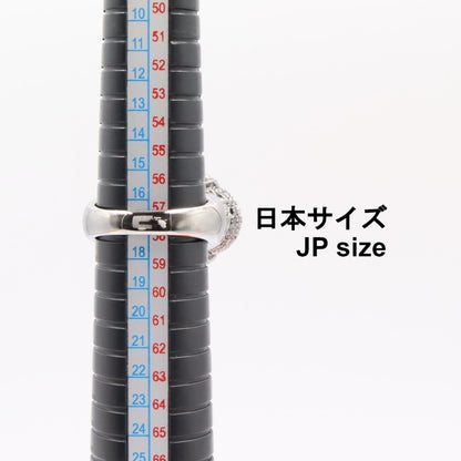 ジュエリー ダイヤモンド ルビー Au750ホワイトゴールド リング