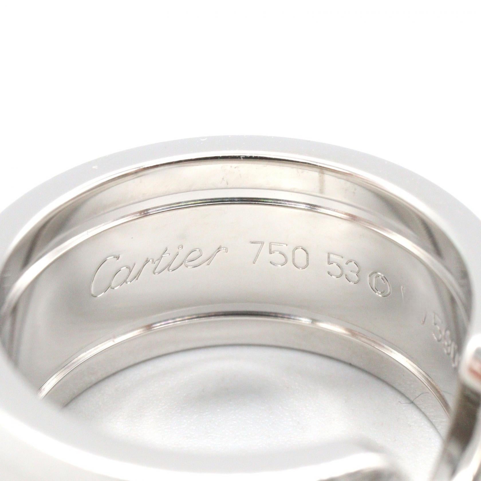 カルティエ C2 Au750 ダイヤモンドリング 12号