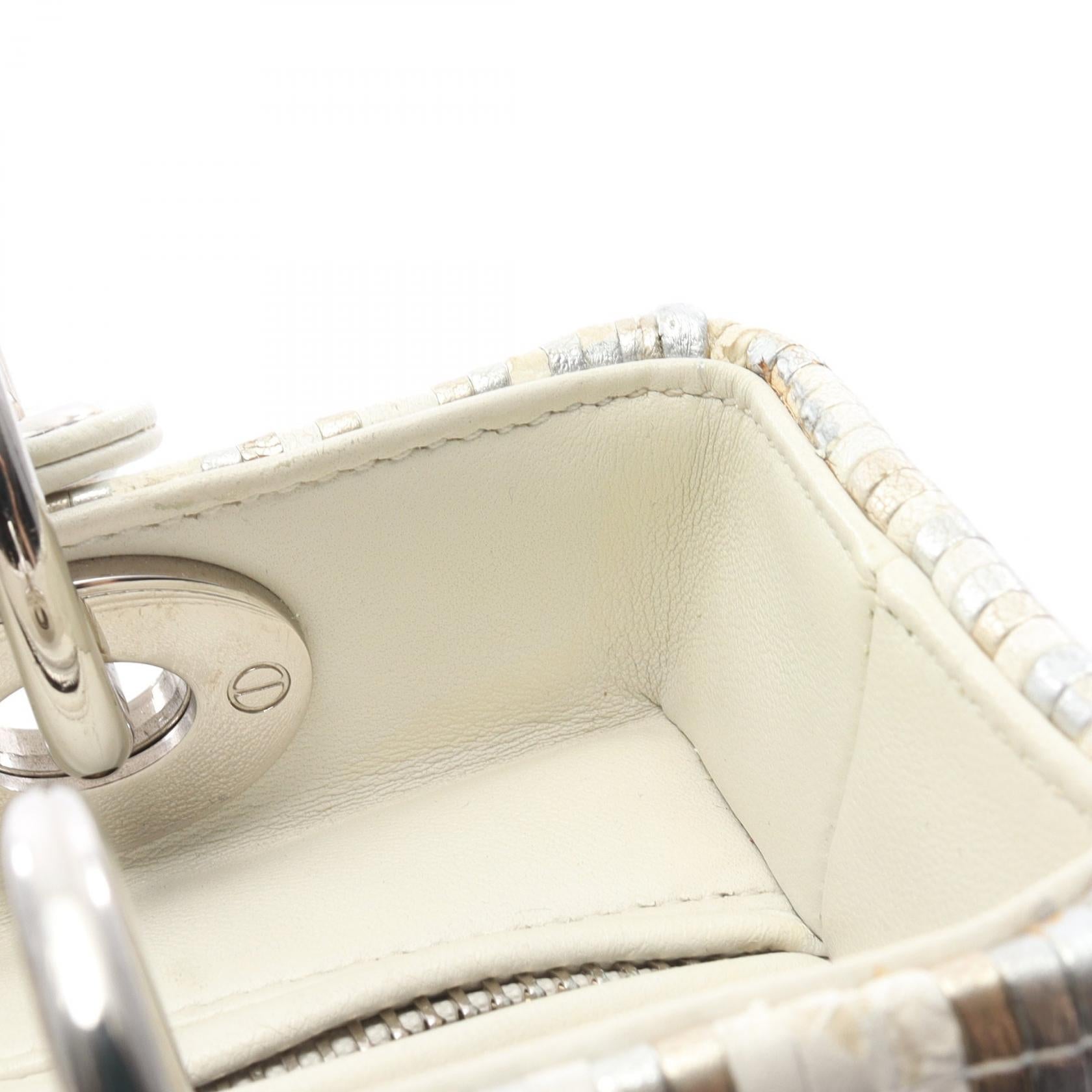 ディオール LADY DIOR レザー ハンドバッグ