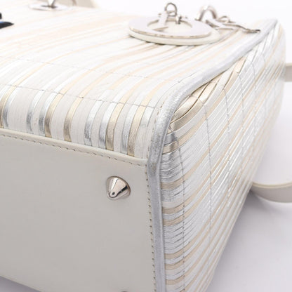ディオール LADY DIOR レザー ハンドバッグ